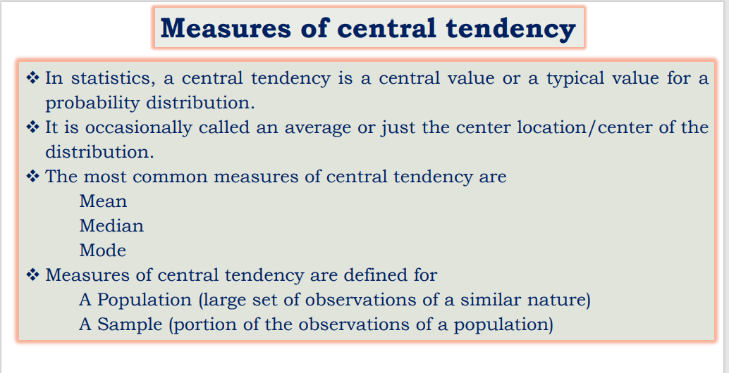 Measures Of Central Tendency Pharmacy Gyan Mean Median Mode