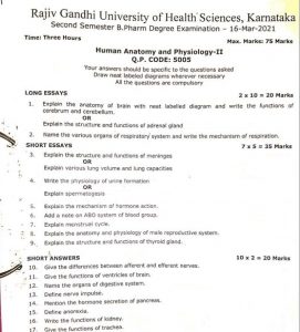 B. Pharmacy 2nd Sem Previous Year Questions Papers - Pharmacy Gyan