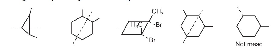 cyclic meso compounds