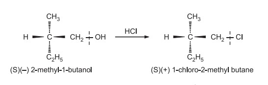Reactions of chiral molecules